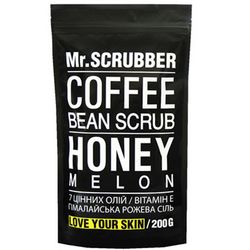 Кавовий скраб для обличчя і тіла &bq;Диня&bq; Mr.Scrubber Honey Melon Scrub фото