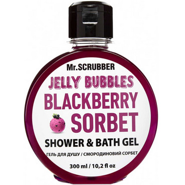 Гель для душу Mr.Scrubber Jelly Bubbles Blackberry Sorbet фото