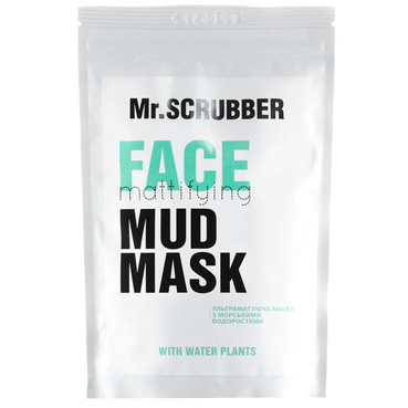 Матуюча маска для обличчя Mr.Scrubber Mud Mask Face Mattifying фото