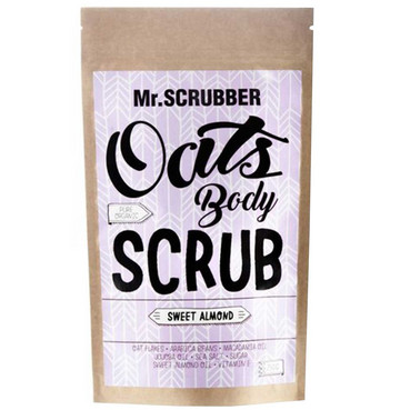 Скраб для тіла з вівсяними пластівцями  фото