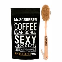 Набір для душа Mr.Scrubber Shower Set (scrub/200ml + brush) фото