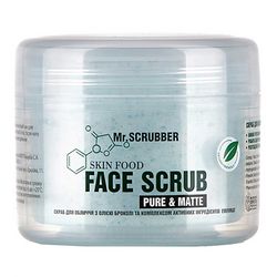 Скраб для обличчя з маслом брокколі Mr.Scrubber Skin Food Pure & Matte Face Scrub фото
