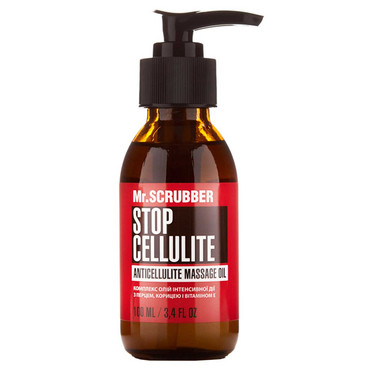 Антицелюлітна масажна олія Mr.Scrubber Stop Cellulite Oil фото