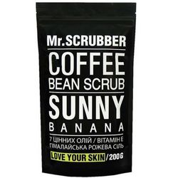 Кавовий скраб для обличчя і тіла &bq;Банан&bq; Mr.Scrubber Sunny Banana Scrub фото