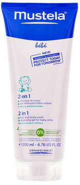 Шампунь для голови і тіла 2 в 1 Mustela Bebe 2in1 Hair And Body Wash фото