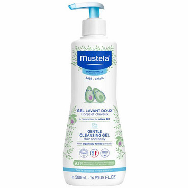Ніжний очищуючий гель для голови і тіла Mustela Bebe Dermo Cleansing Gel фото