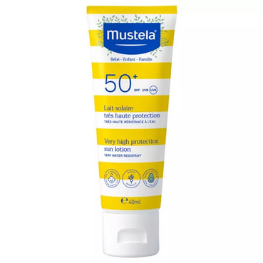 Сонцезахисний лосьйон з високим ступенем захисту SPF50+ Mustela Bebe Enfant Very High Protection Sun Lotion SPF 50+ фото