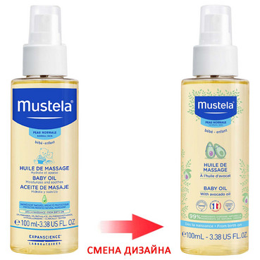 детское масло mustela bebe massage oil фото