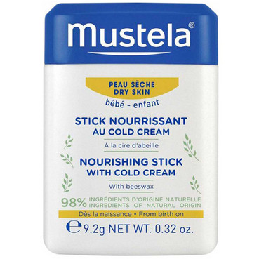 Живильний стік для губ та обличчя з колд-кремом Mustela Bebe Nourishing Stick With Cold Cream фото