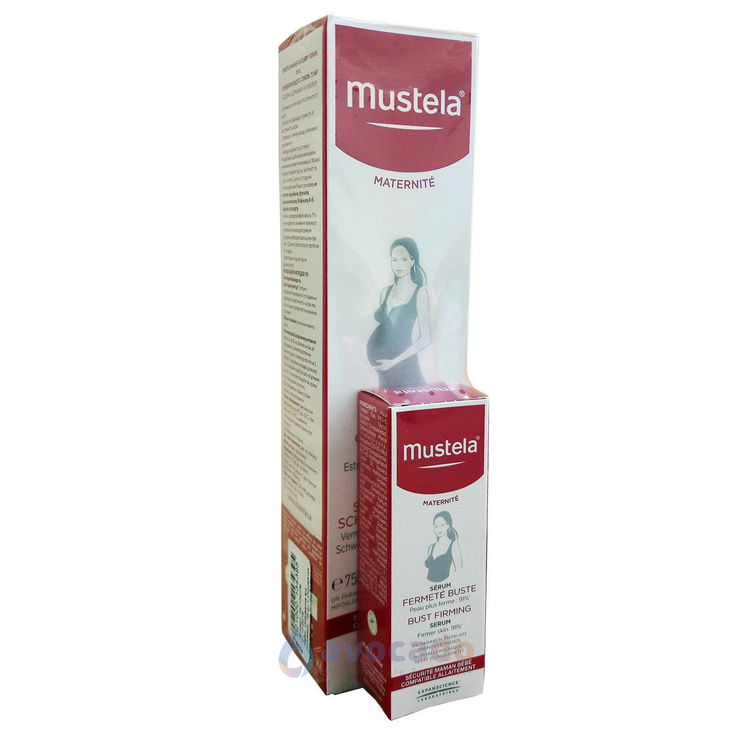 Сироватка від розтяжок Сироватка для зміцнення бюста Mustela