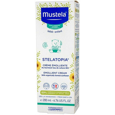 stelatopia пом&sq;якшуючий крем-емолент mustela stelatopia emollient cream фото