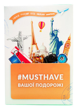 Фото Набор для путешествий №3 Musthave (oil/5ml + gel/8ml + water/50 ml + cream/2ml + cream/3ml + plaster/20pc)