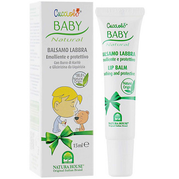 Дитячий бальзам для губ Natura House Baby Cucciolo Lip Balm фото