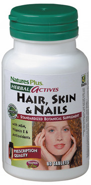 Рослинний комплекс для волосся, шкіри і нігтів Natures Plus Herbal Actives Hair, Skin & Nails фото