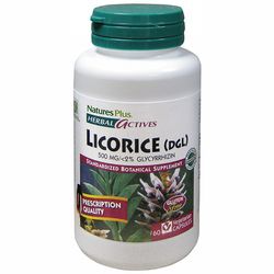 природная добавка &bq;лакрица&bq; 500 мг natures plus herbal actives licorice фото