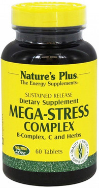 Комплекс для боротьби зі стресом і підтримки енергії Natures Plus Mega-Stress Complex фото