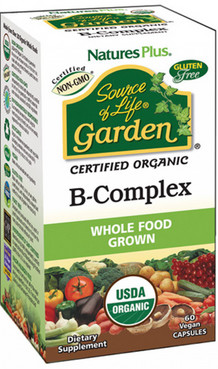 Органічний В-комплекс Natures Plus Source of Life Garden B-complex фото