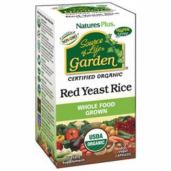 органический красный дрожжевой рис natures plus source of life garden red yeast rice фото
