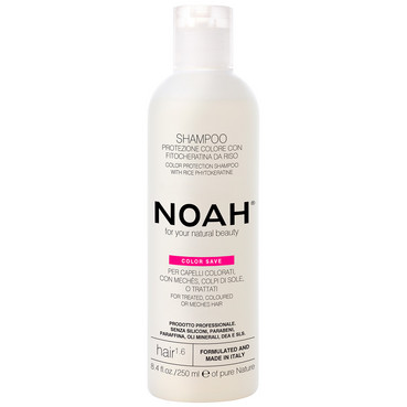 Шампунь для фарбованого волосся з рисовим фітокератином NOAH Color Protection Shampoo фото