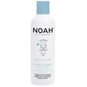 Дитячий шампунь з молоком та цукром для довгого волосся NOAH Kids Shampoo For Long Hair фото