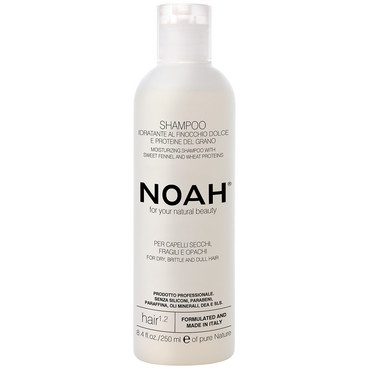 Зволожувальний шампунь для сухого та тьмяного волосся NOAH Moisturizing Shampoo For Dry, Brittle And Dull Hair фото