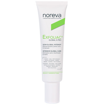 Інтенсивний глобальний догляд для проблемної шкіри Noreva Exfoliac Global X-Pro Soin Global Intensif фото
