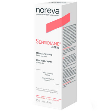 крем для обличчя з легкою текстурою noreva laboratoires sensidiane legere soothing cream normal skin фото