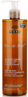 Медова мрія Універсальний очищуючий гель Nuxe Reve De Miel Ultra-Rich Cleansing Gel Face And Body фото