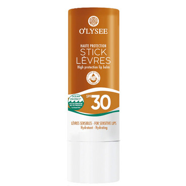 Бальзам для губ з високим ступенем захисту SPF 30 O'lysee High Protection Lip Care SPF 30 фото