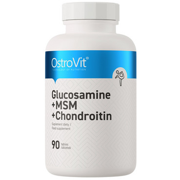 Глюкозамин, Хондроитин с MСM OstroVit Glucosamine+MSM+Chondroitin фото