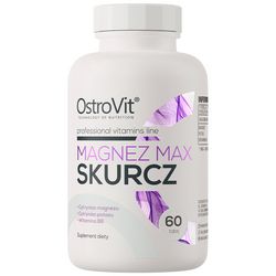 Магний, обогащенный витамином B6 и калием OstroVit Magnez Max Skurcz фото