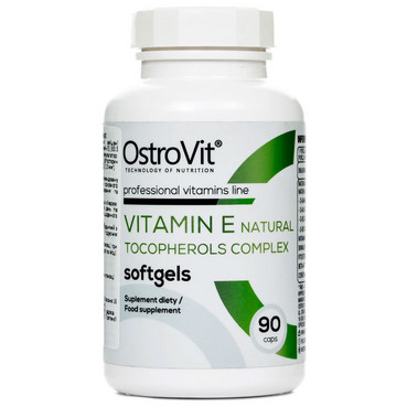 Витамин Е Натуральный комплекс токоферол OstroVit Vitamin E Natural Tocopherols Complex фото