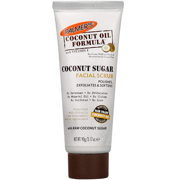 Скраб для обличчя з кокосовим цукром Palmer's Coconut Oil Formula Coconut Sugar Facial Scrub фото