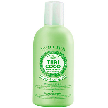 Піна для ванни з тайським кокосом Perlier Natural Antistress Thai Coco Bath Foam фото