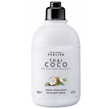 Розслаблювальний крем для ванни з тайським кокосом Perlier Thai Coco Relax Bath Cream фото
