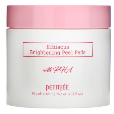 Освітлюючі пілінг-пади з гібіскусом і дамаською трояндою  фото