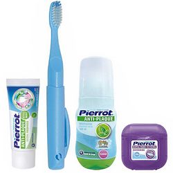 Набір для подорожей Pierrot Orthodontic Dental Kit Complete (tpst/30ml + tbrsh/1шт + m/wash/100ml + floss/30m) фото