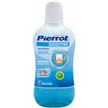 Ополіскувач без спирту для чутливих зубів та ясен Pierrot Sensitive Mouthwash фото