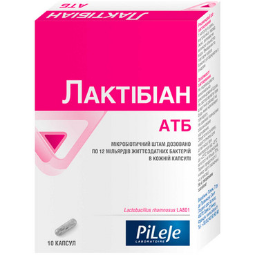 Пробіотик Лактібіан АТБ при прийомі антибіотиків (УЦІНКА) PiLeJe Lactibiane ATB фото
