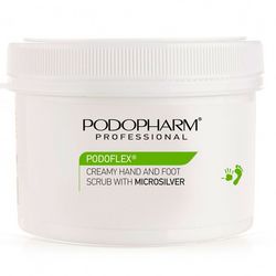 Крем-пилинг для ладоней и стоп с микросеребром Podopharm Professional Creamy Hand And Foot Scrub фото