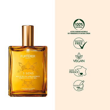 суха олія для волосся та тіла rene furterer 5 sens enhancing dry oil фото