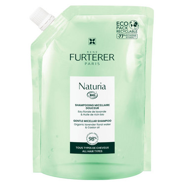 Екстраніжний міцелярний шампунь для щоденного використання Rene Furterer Naturia Bio Gentle Micellar Shampoo фото