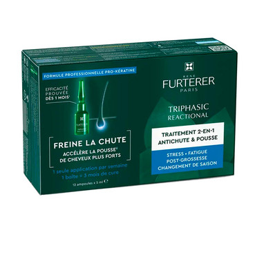 Комплекс против реактивного выпадения волос Rene Furterer Triphasic Reactional Anti-Hair Loss Ritual (12*5ml) фото