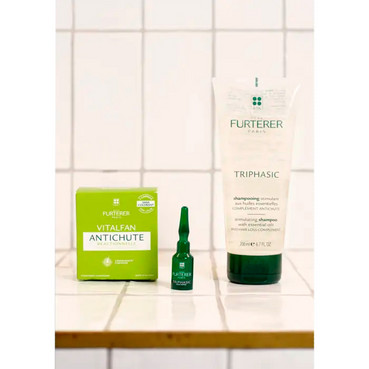 комплекс против реактивного выпадения волос rene furterer triphasic reactional anti-hair loss ritual (12*5ml) фото