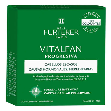 Комплекс капсул проти прогресуючого випадіння волосся Rene Furterer Vitalfan Antichute Progressive фото