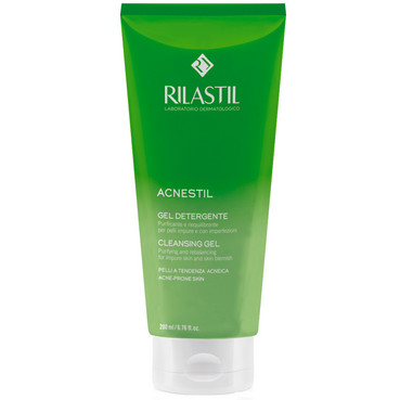 Делікатний очищуючий гель для шкіри, схильної до акне Rilastil Acnestil Cleansing Gel фото