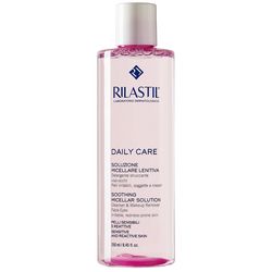 Очищуюча міцелярна вода для чутливої ​​шкіри обличчя та очей Rilastil Daily Care Soothing Micellar Solution фото