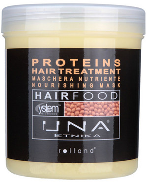 Маска для живлення волосся з протеїнами Rolland Una Hair Food Proteins Hair Treatment фото