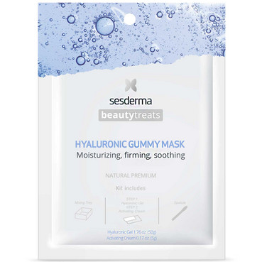 Зволожуюча альгінатна маска для обличчя SesDerma Beauty Treats Hyaluronic Gummy Mask фото