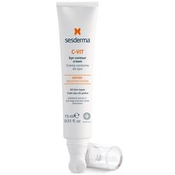 Крем для шкіри навколо очей (з металевим аплікатором) SesDerma C-Vit Eye Contour Cream фото